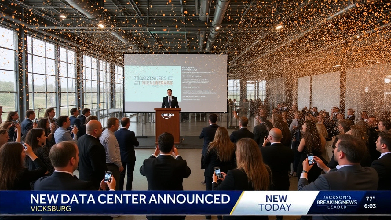 Amazon Announces $3 Billion AI Data Center Campus in Warren County, Mississippi